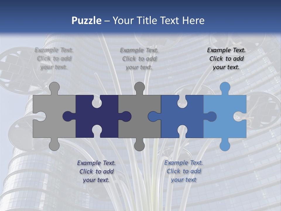 Building Structure Flag PowerPoint Template