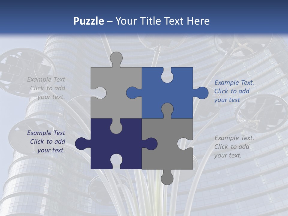 Building Structure Flag PowerPoint Template