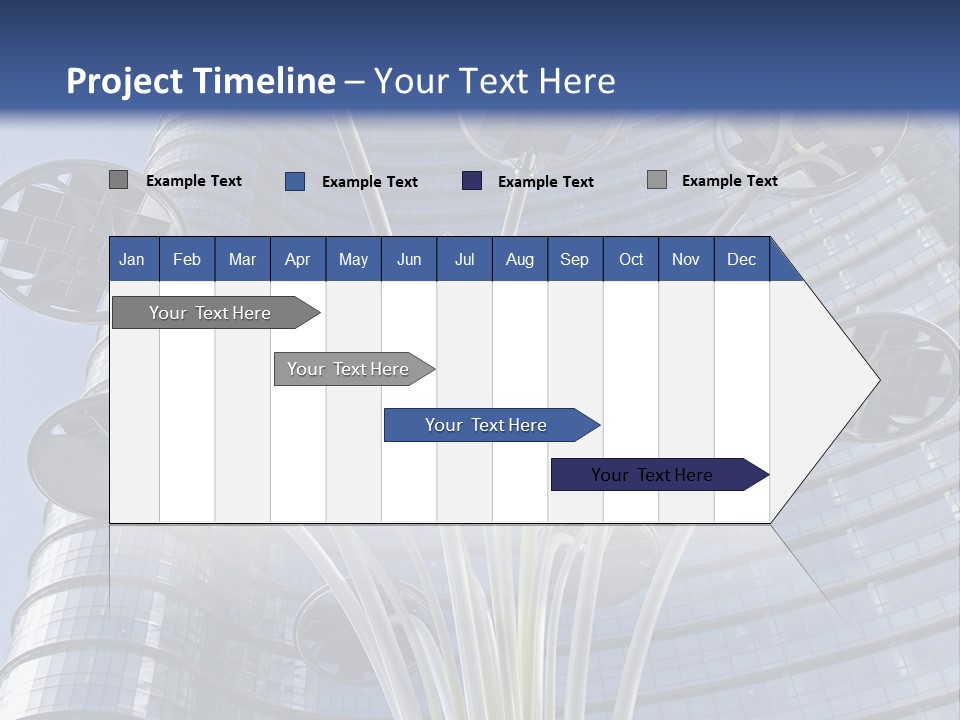 Building Structure Flag PowerPoint Template