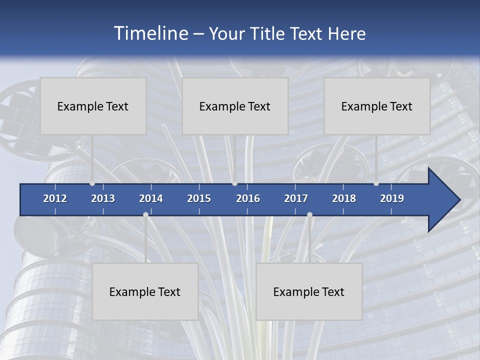 Building Structure Flag PowerPoint Template