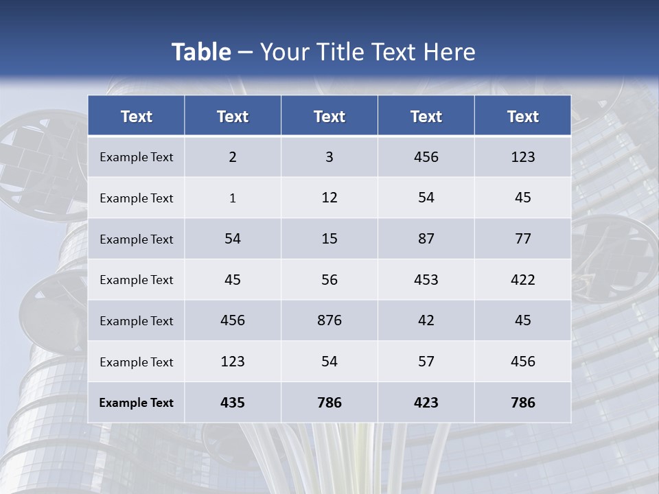 Building Structure Flag PowerPoint Template