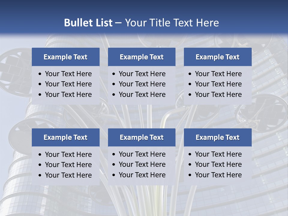 Building Structure Flag PowerPoint Template