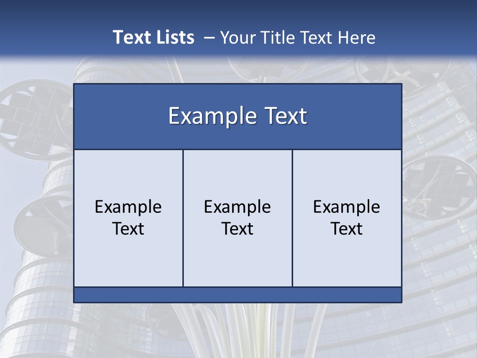 Building Structure Flag PowerPoint Template