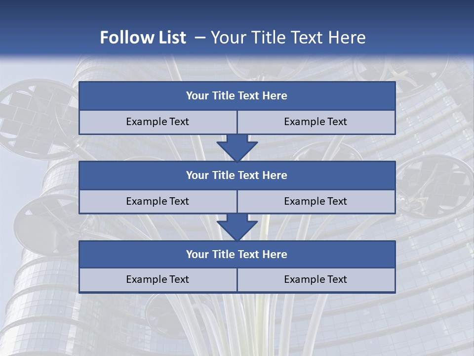 Building Structure Flag PowerPoint Template