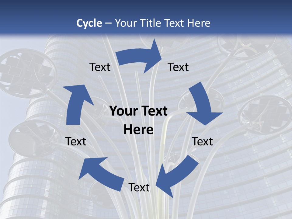 Building Structure Flag PowerPoint Template