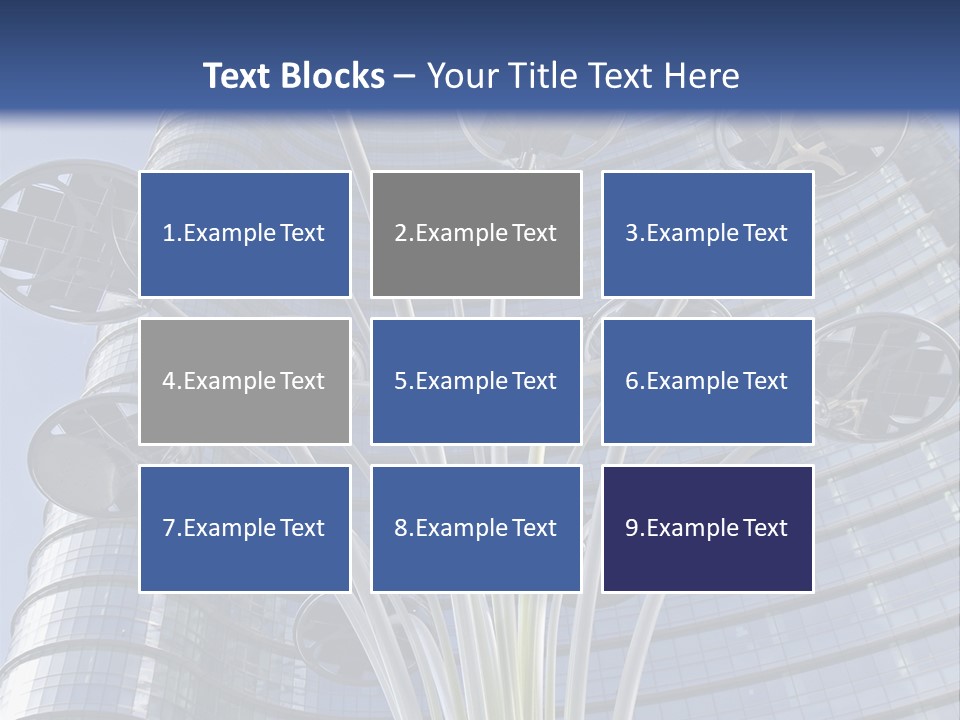 Building Structure Flag PowerPoint Template