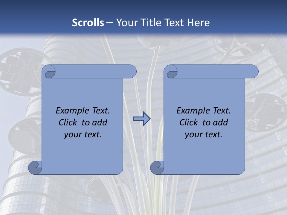 Building Structure Flag PowerPoint Template
