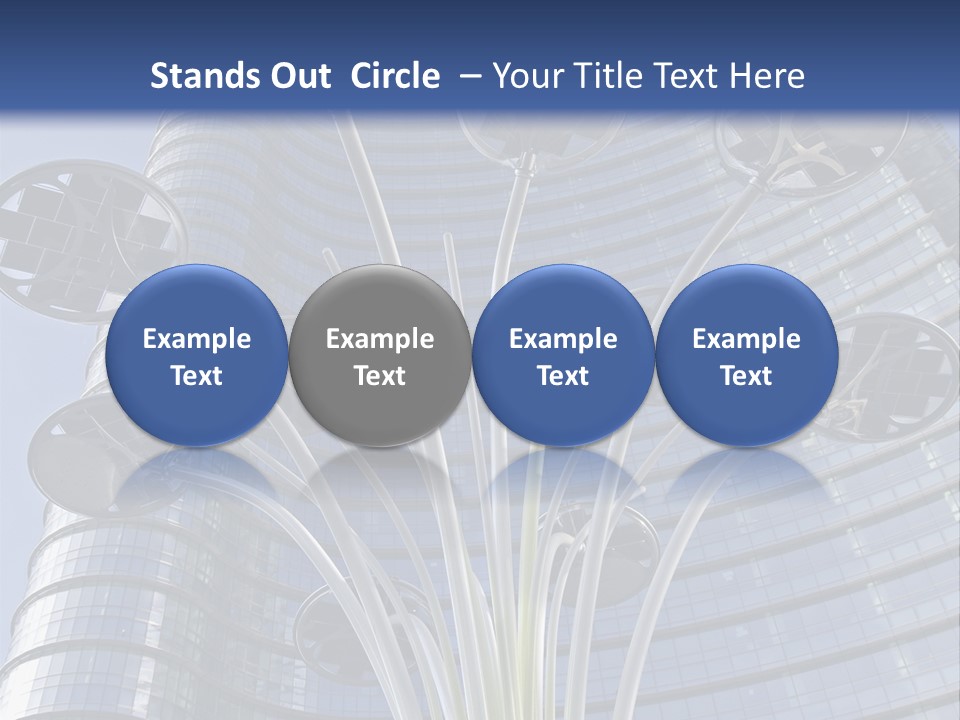 Building Structure Flag PowerPoint Template