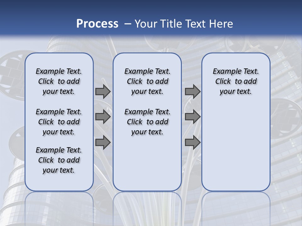 Building Structure Flag PowerPoint Template