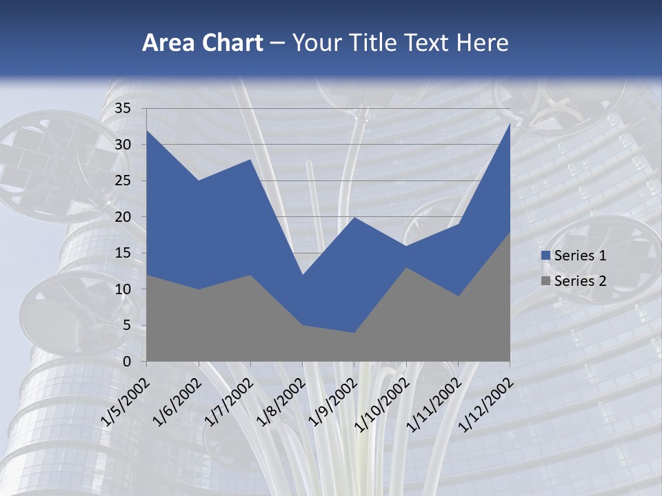 Building Structure Flag PowerPoint Template