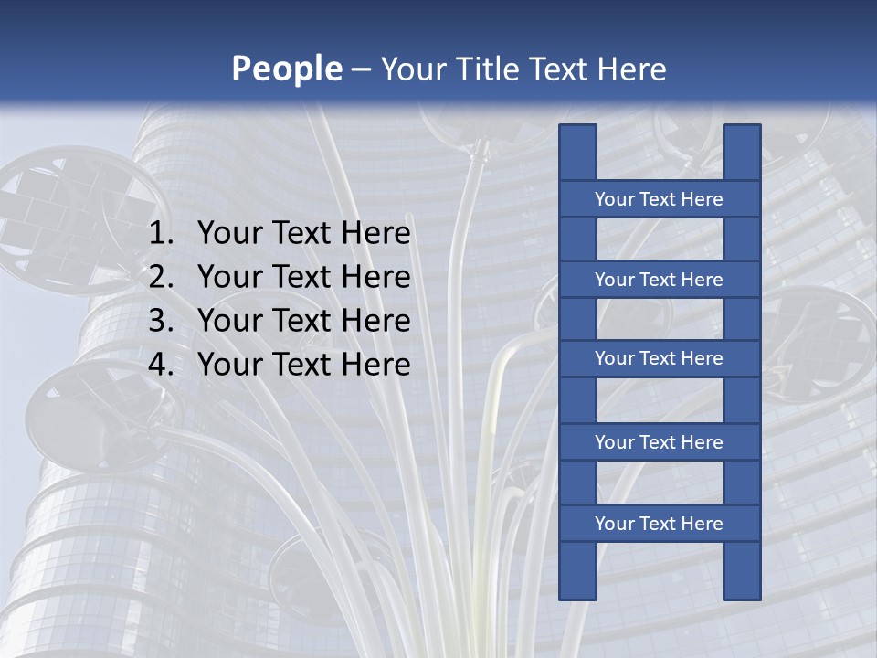 Building Structure Flag PowerPoint Template