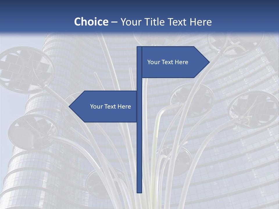 Building Structure Flag PowerPoint Template