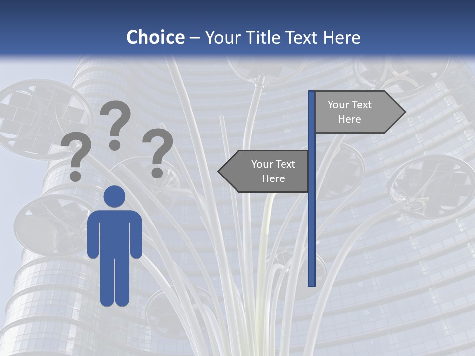 Building Structure Flag PowerPoint Template