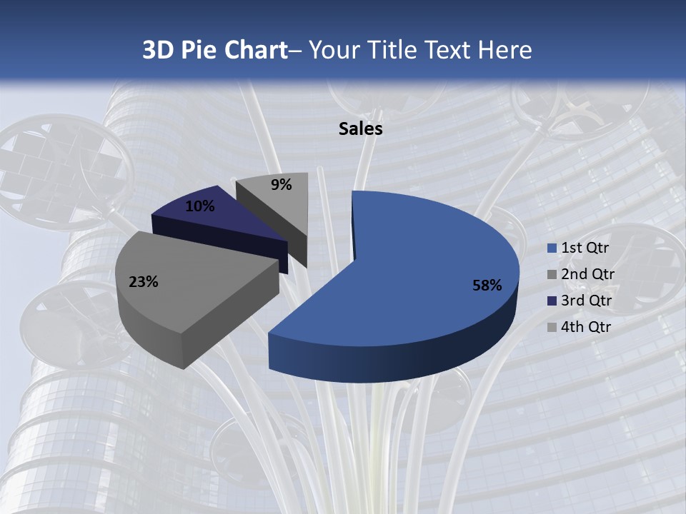 Building Structure Flag PowerPoint Template