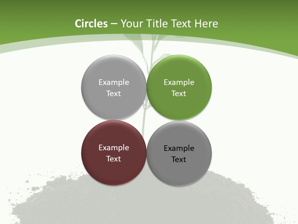 Leaf Fertility Stem PowerPoint Template