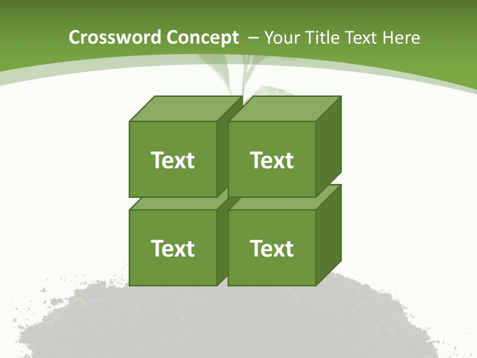 Leaf Fertility Stem PowerPoint Template