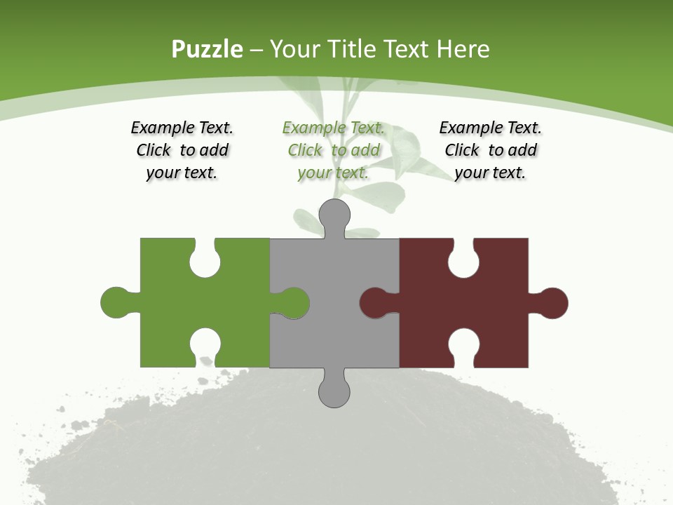 Leaf Fertility Stem PowerPoint Template