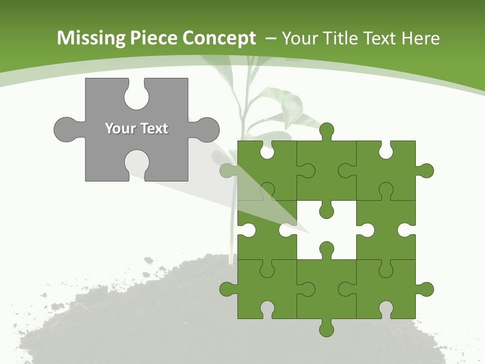 Leaf Fertility Stem PowerPoint Template