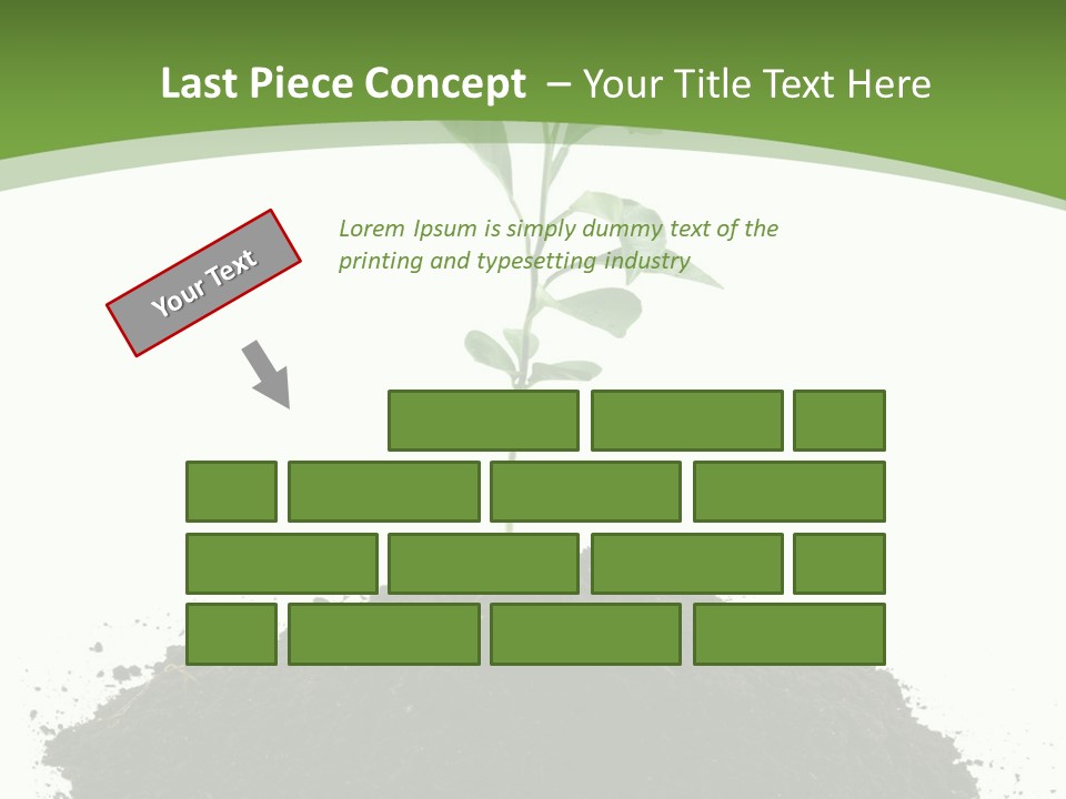 Leaf Fertility Stem PowerPoint Template