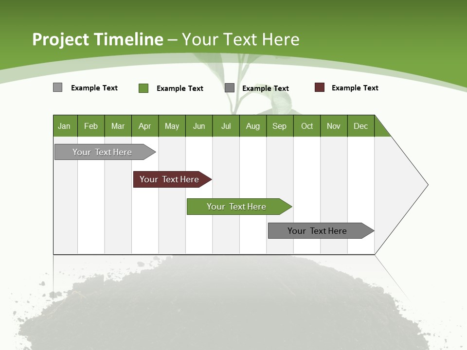 Leaf Fertility Stem PowerPoint Template