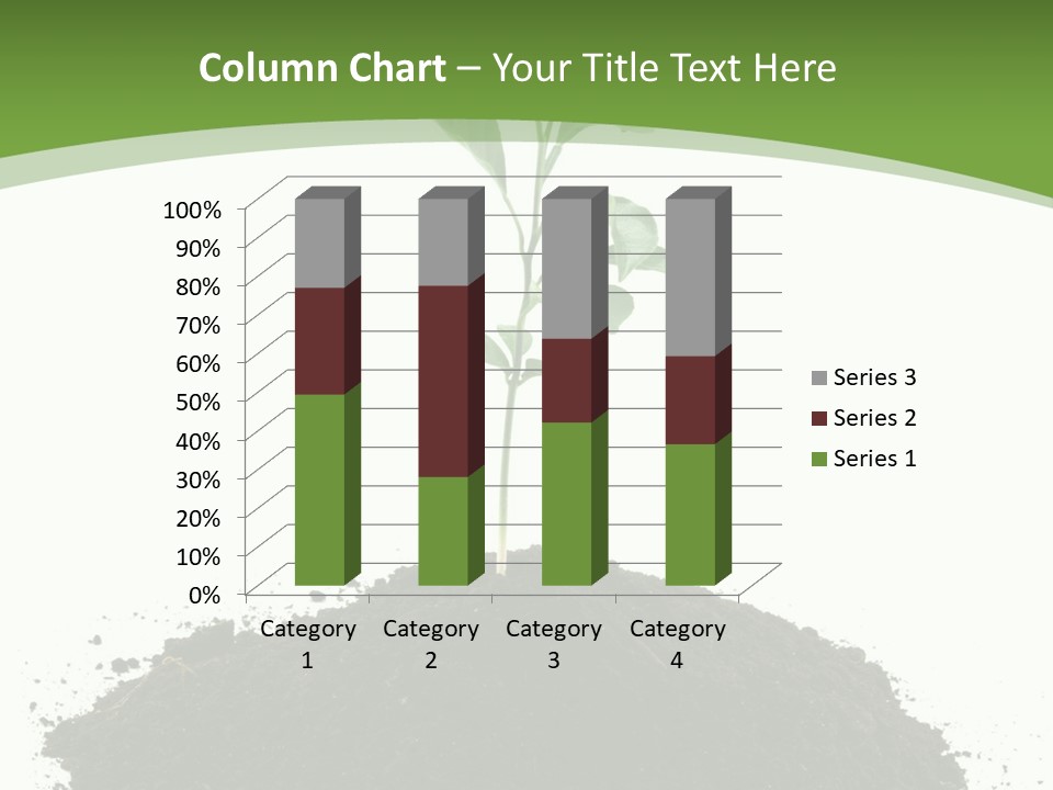 Leaf Fertility Stem PowerPoint Template