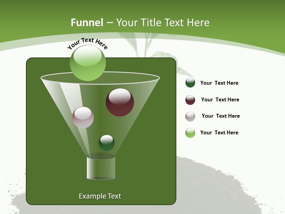 Leaf Fertility Stem PowerPoint Template