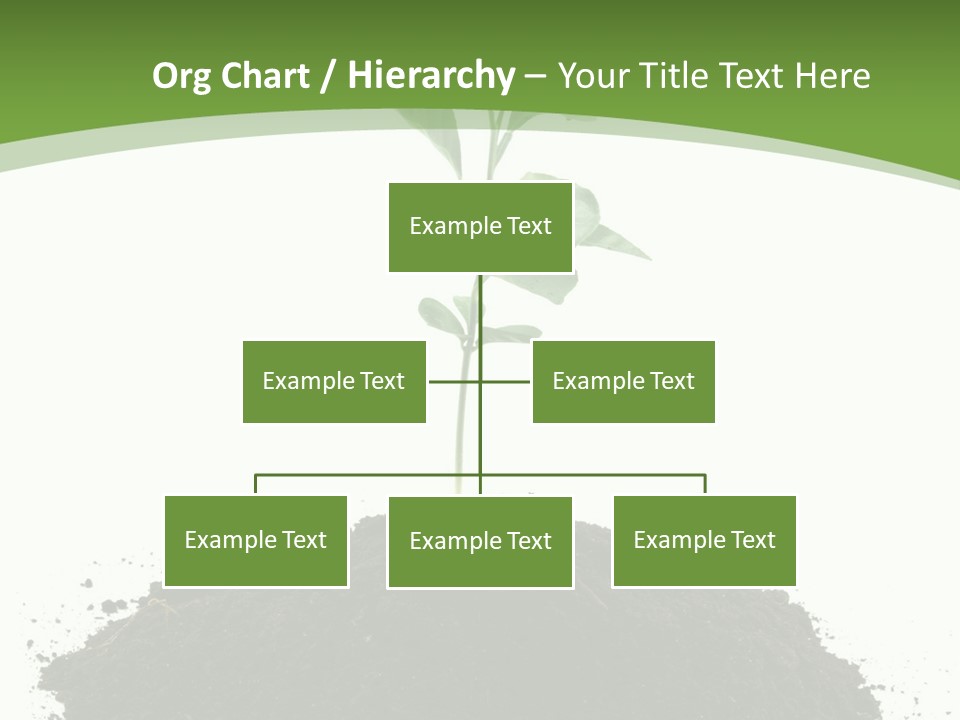 Leaf Fertility Stem PowerPoint Template