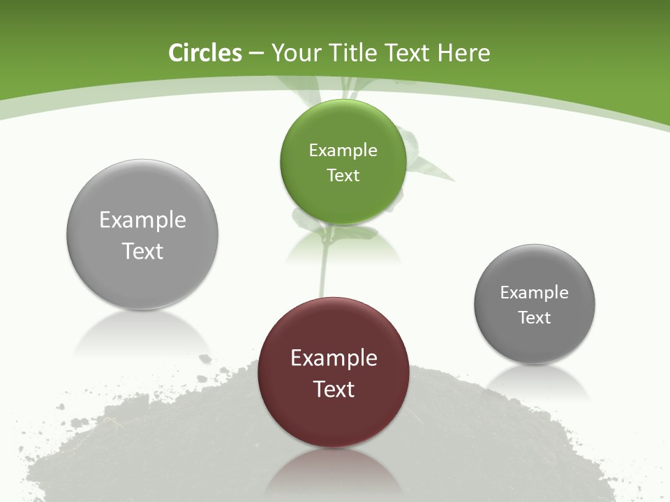 Leaf Fertility Stem PowerPoint Template