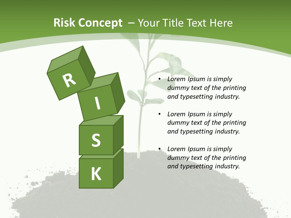 Leaf Fertility Stem PowerPoint Template