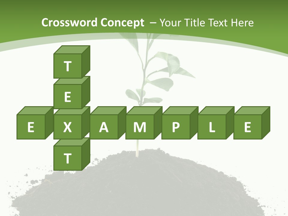 Leaf Fertility Stem PowerPoint Template
