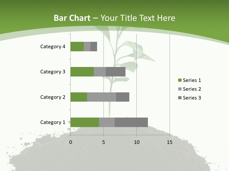 Leaf Fertility Stem PowerPoint Template