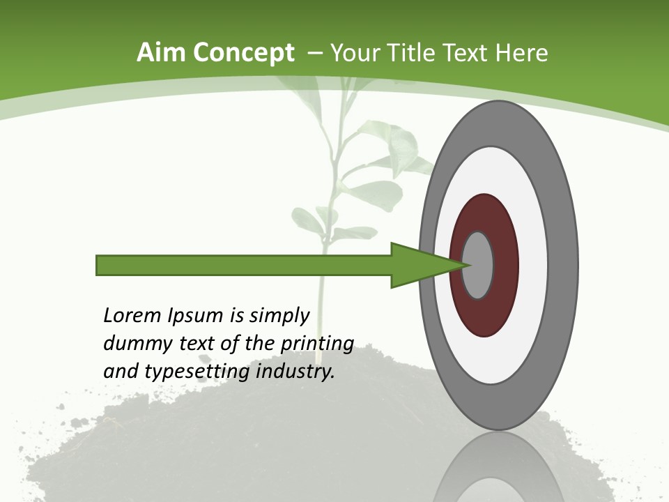 Leaf Fertility Stem PowerPoint Template