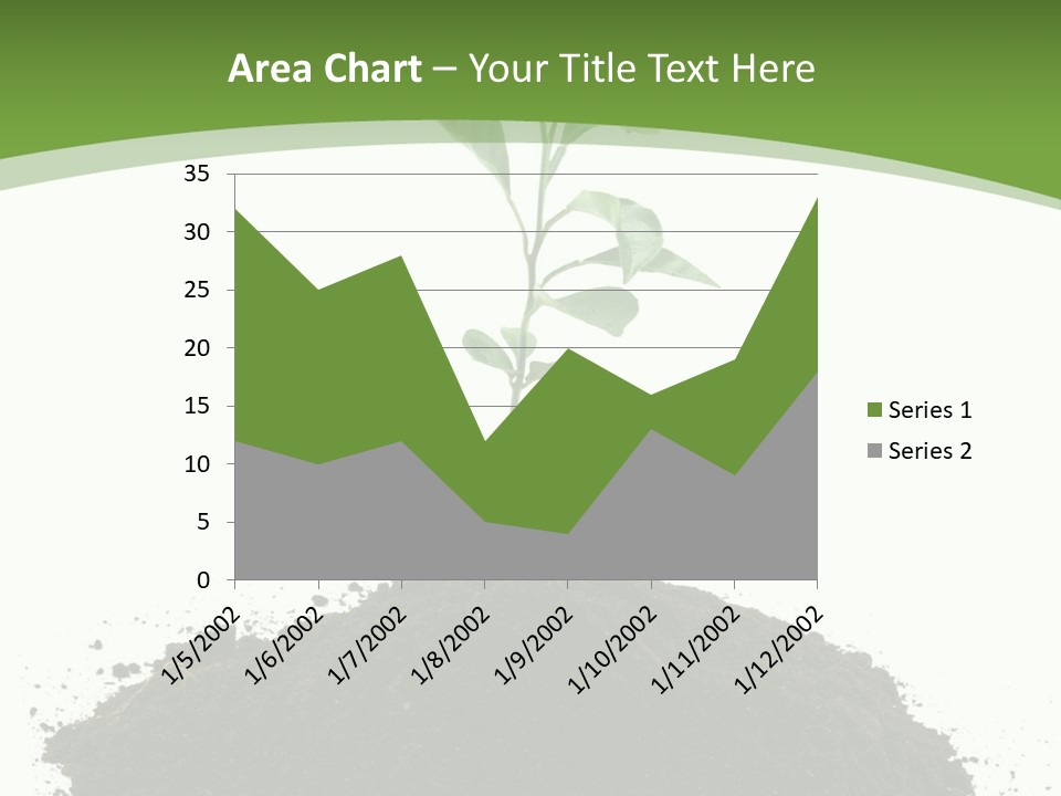 Leaf Fertility Stem PowerPoint Template