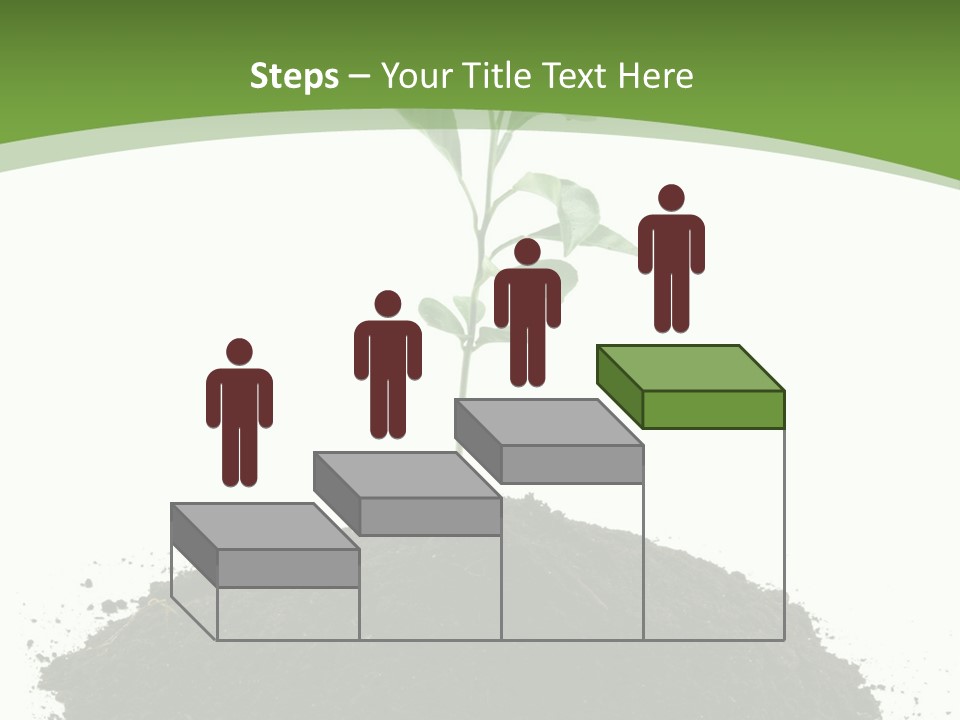 Leaf Fertility Stem PowerPoint Template