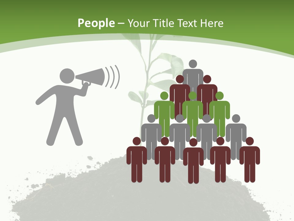 Leaf Fertility Stem PowerPoint Template