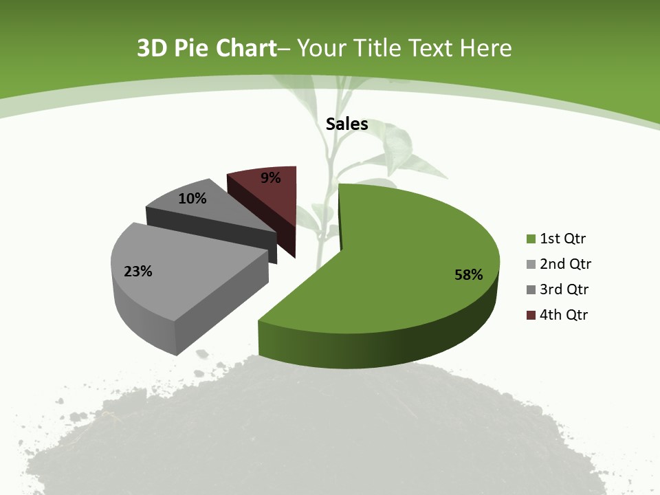 Leaf Fertility Stem PowerPoint Template