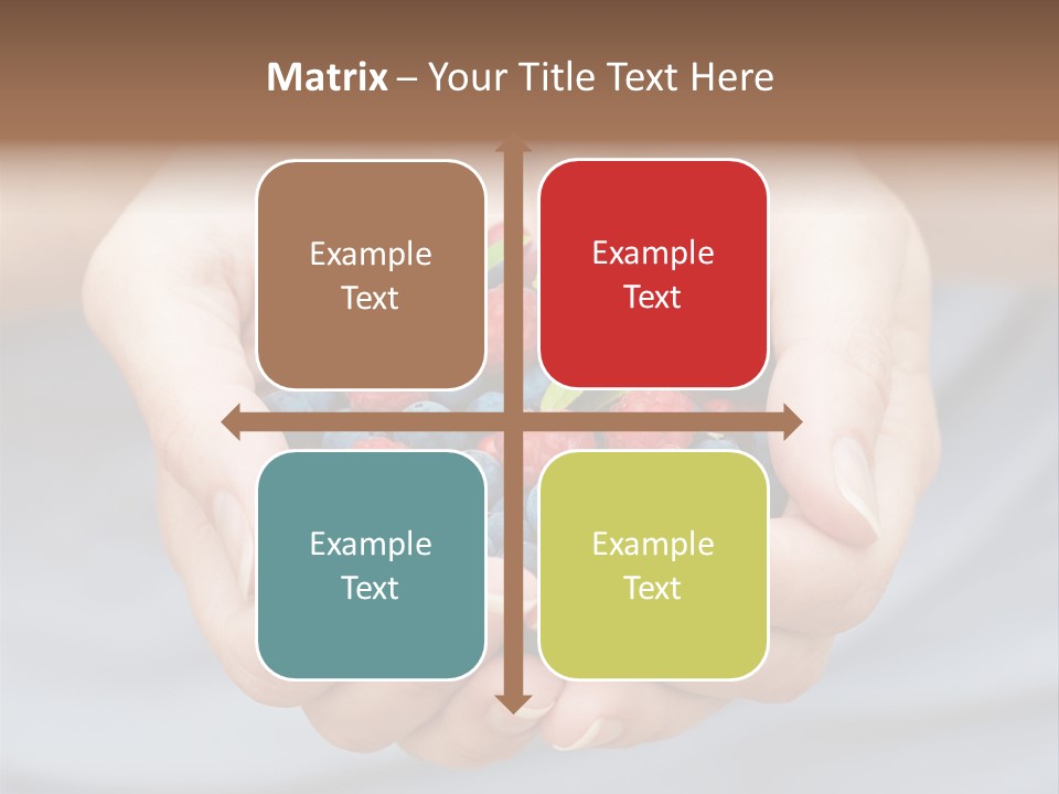 Fruit Red Detail PowerPoint Template