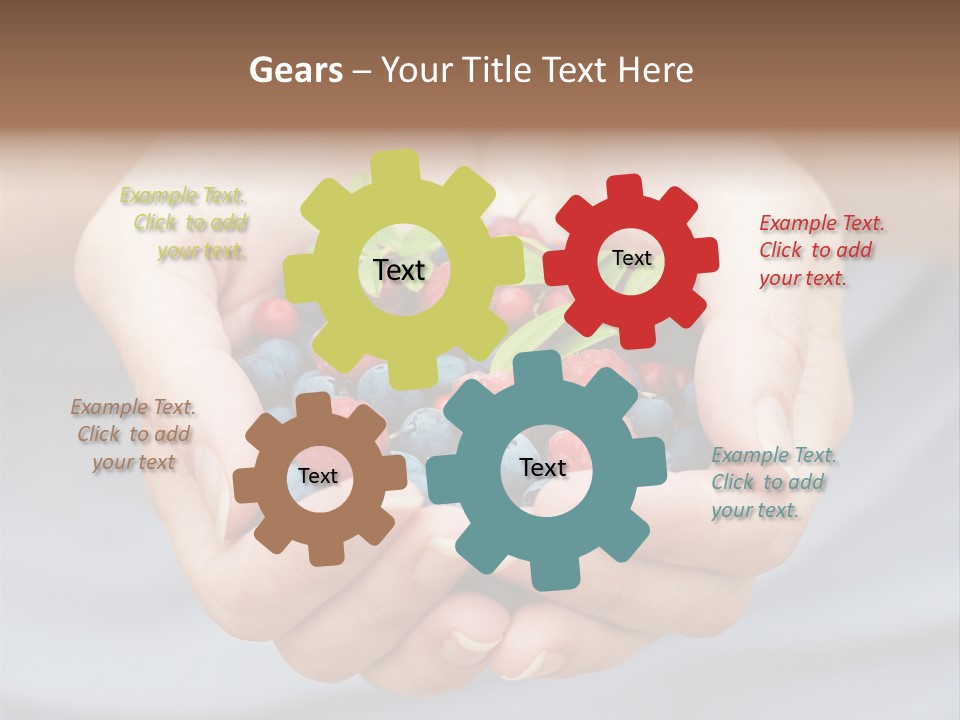 Fruit Red Detail PowerPoint Template