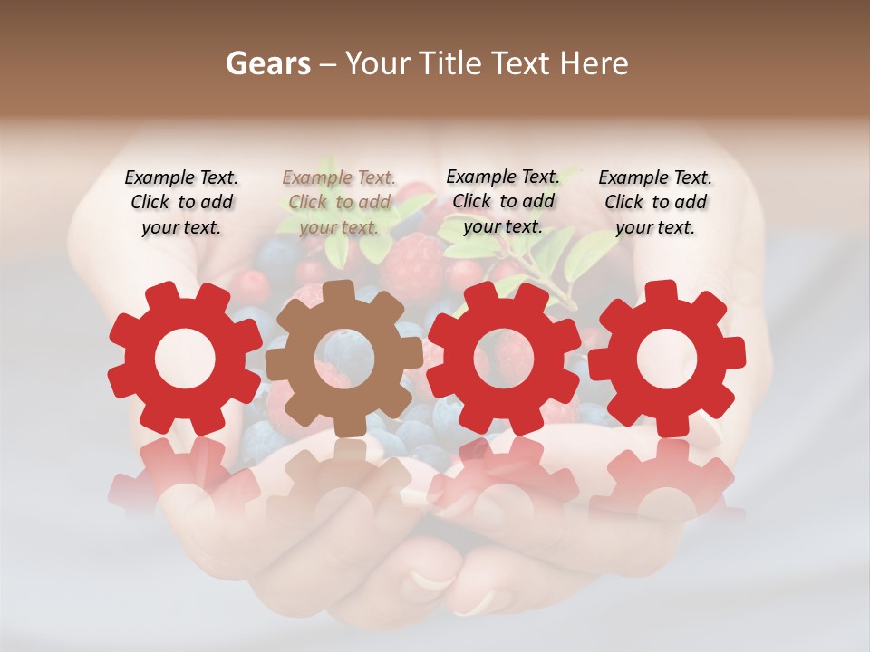 Fruit Red Detail PowerPoint Template