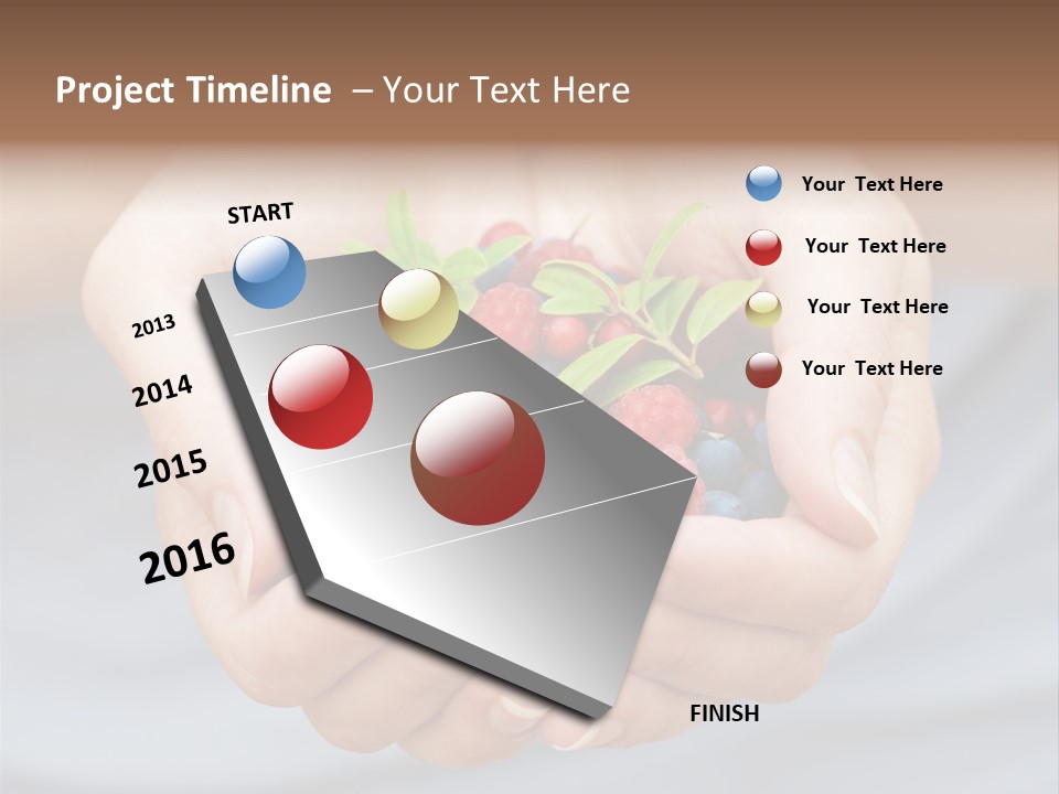 Fruit Red Detail PowerPoint Template