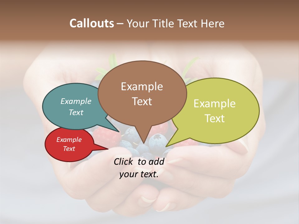 Fruit Red Detail PowerPoint Template