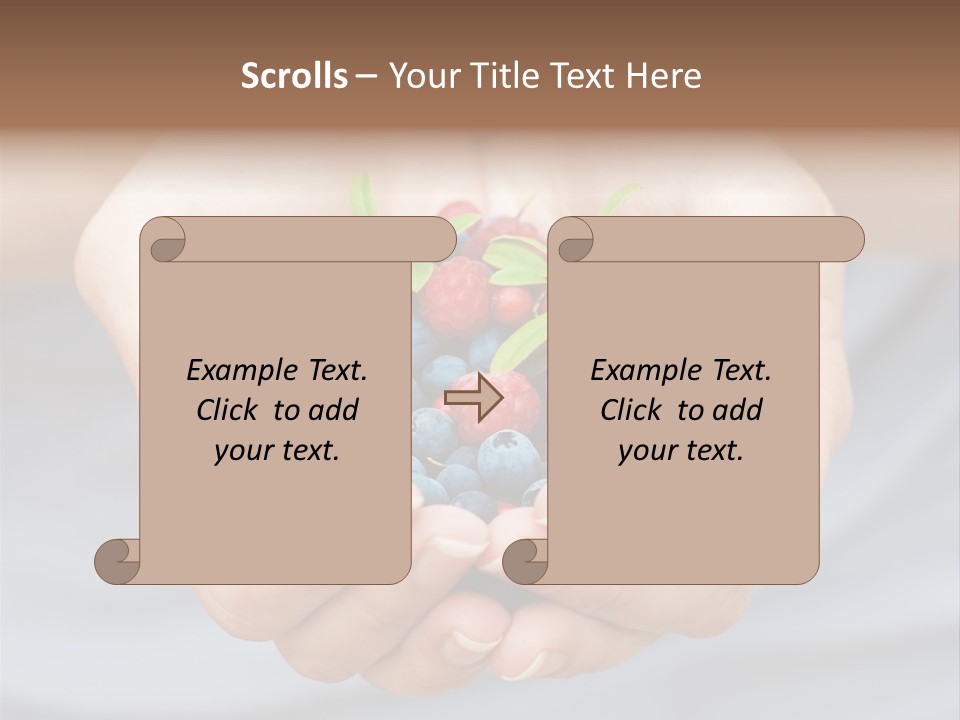 Fruit Red Detail PowerPoint Template