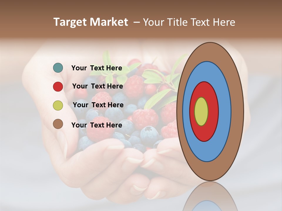 Fruit Red Detail PowerPoint Template