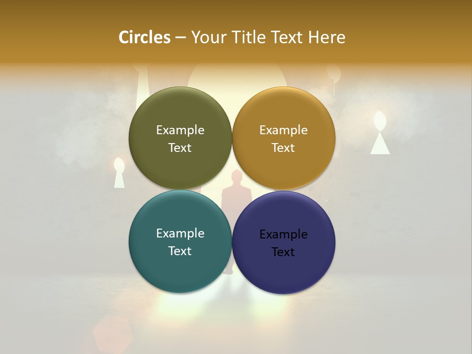 Dream Life Black PowerPoint Template