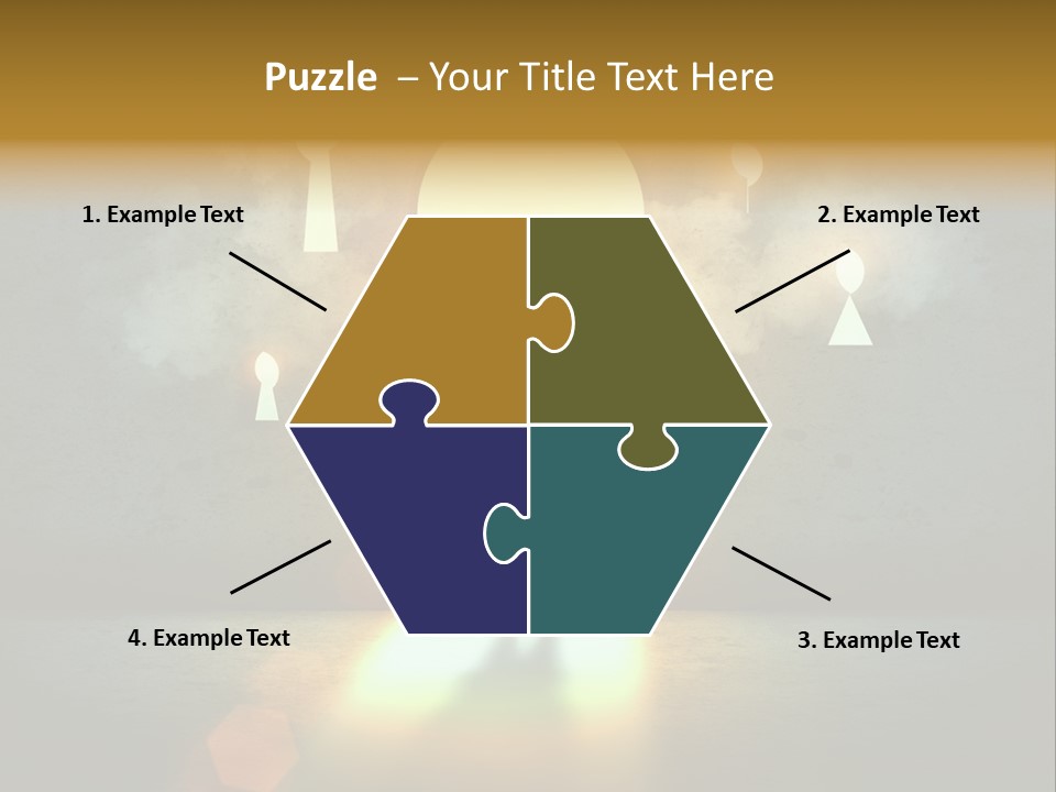 Dream Life Black PowerPoint Template