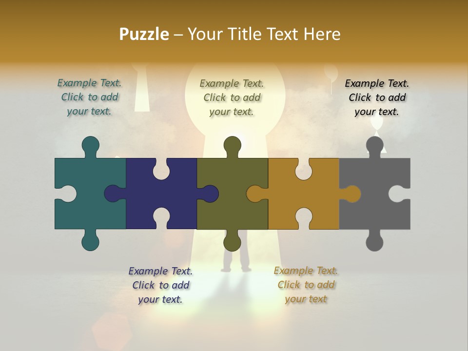 Dream Life Black PowerPoint Template