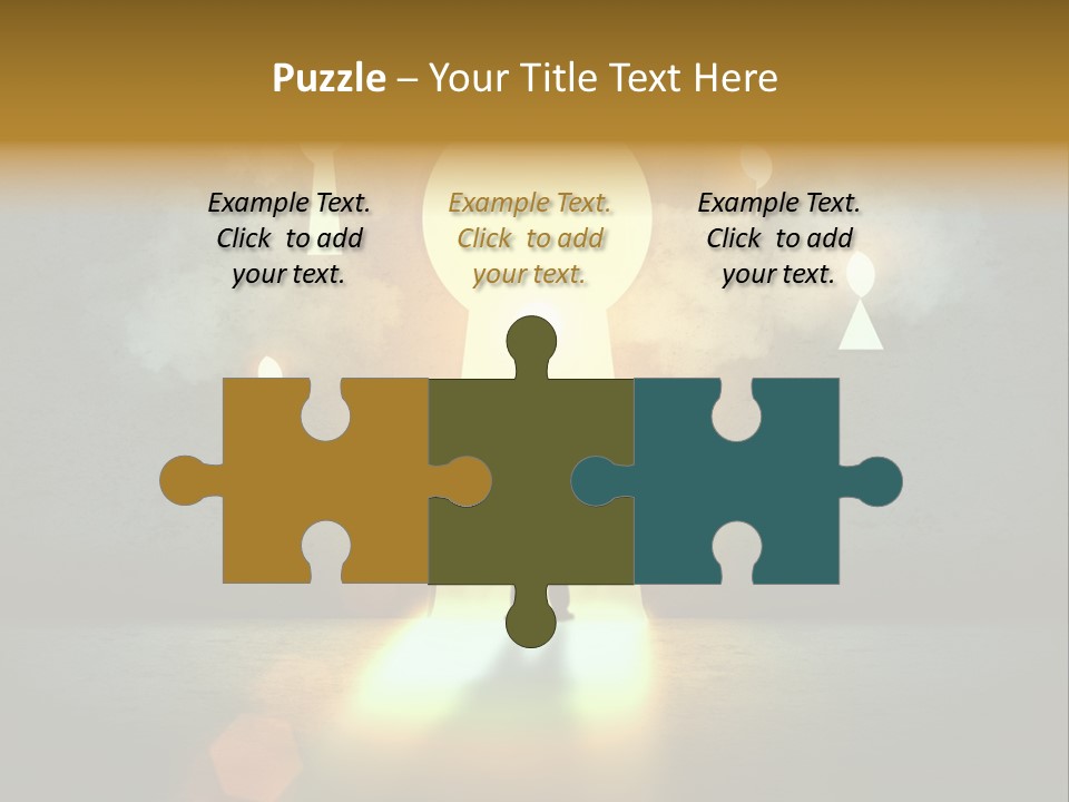 Dream Life Black PowerPoint Template