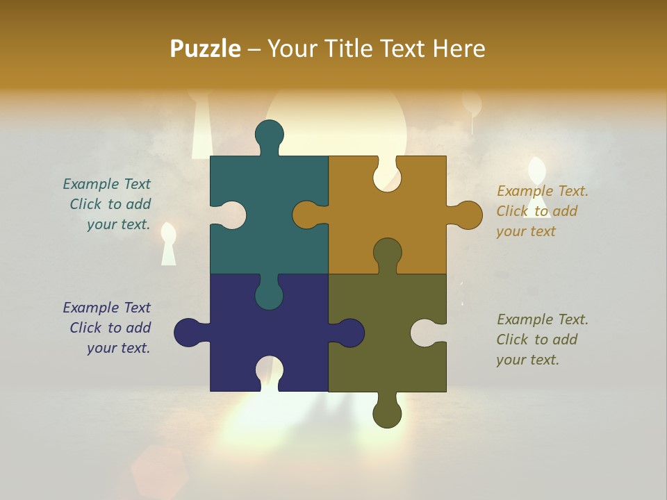 Dream Life Black PowerPoint Template