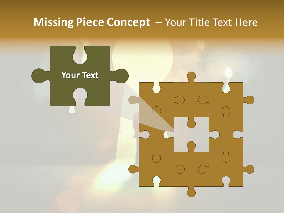 Dream Life Black PowerPoint Template