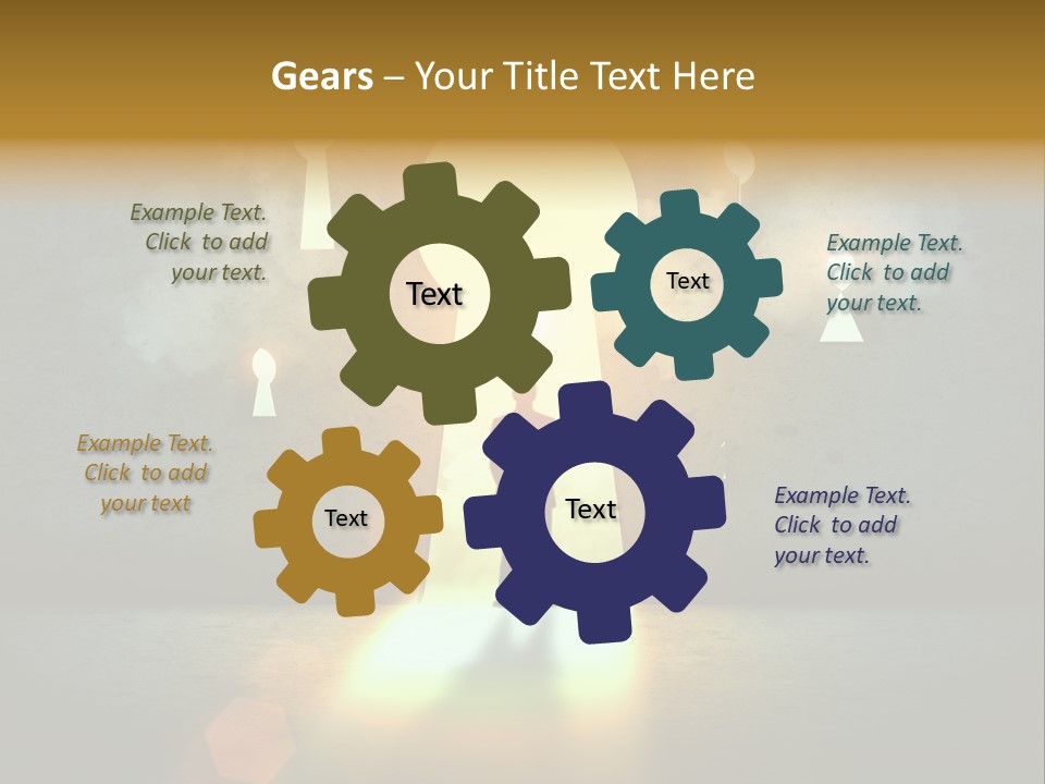 Dream Life Black PowerPoint Template